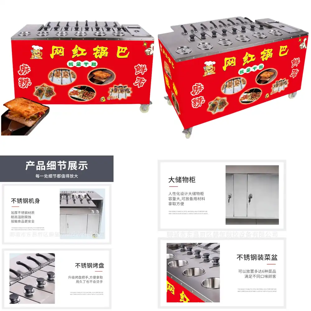 Spicy Food Snacks - Gerobak Jajanan Multifungsi Pembuat Makanan Ringan