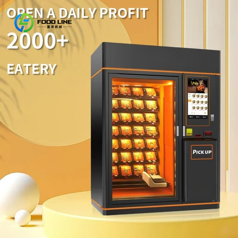 Food Snacks Vending Machine - Mesin Penjual Makanan Panas Kustom, Mesin