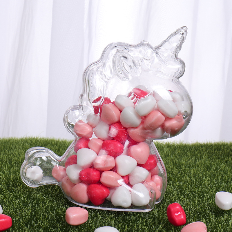 Food Like Snacks - 6 buah plastik transparan bentuk Unicorn