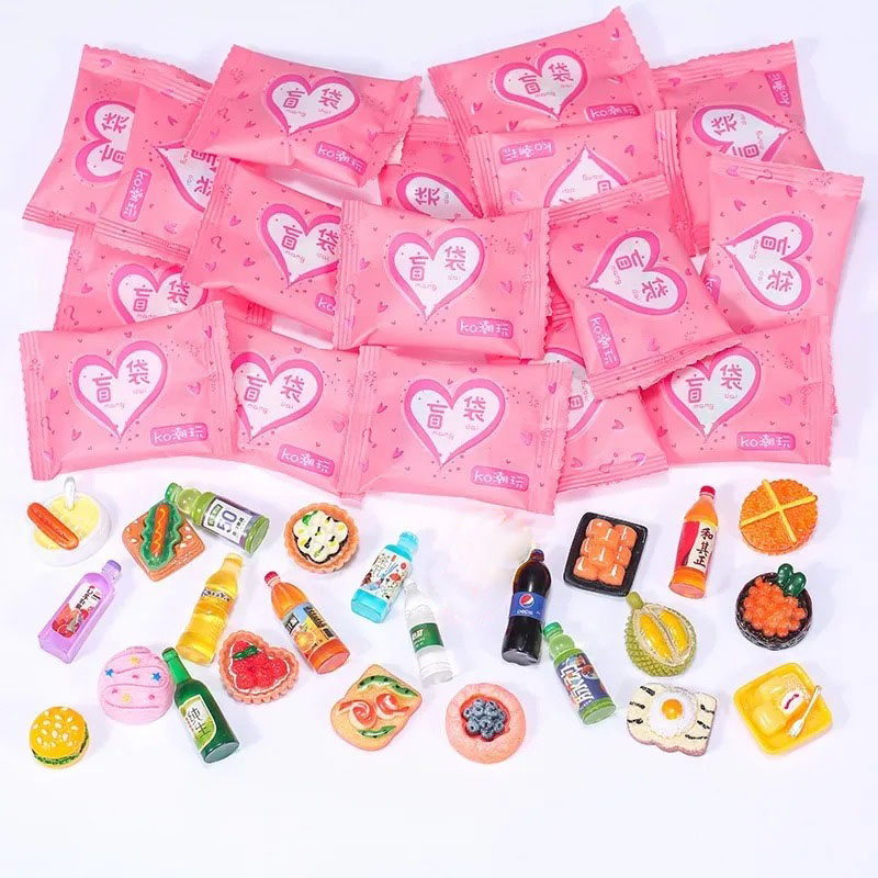 Food Like Snacks - Tas Bergaya Acak Mainan Makanan Miniatur