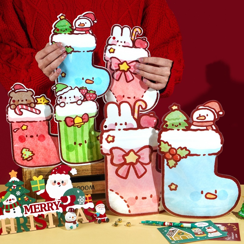 Food Like Snacks - 50 Buah Kantong Plastik Ziplock Natal