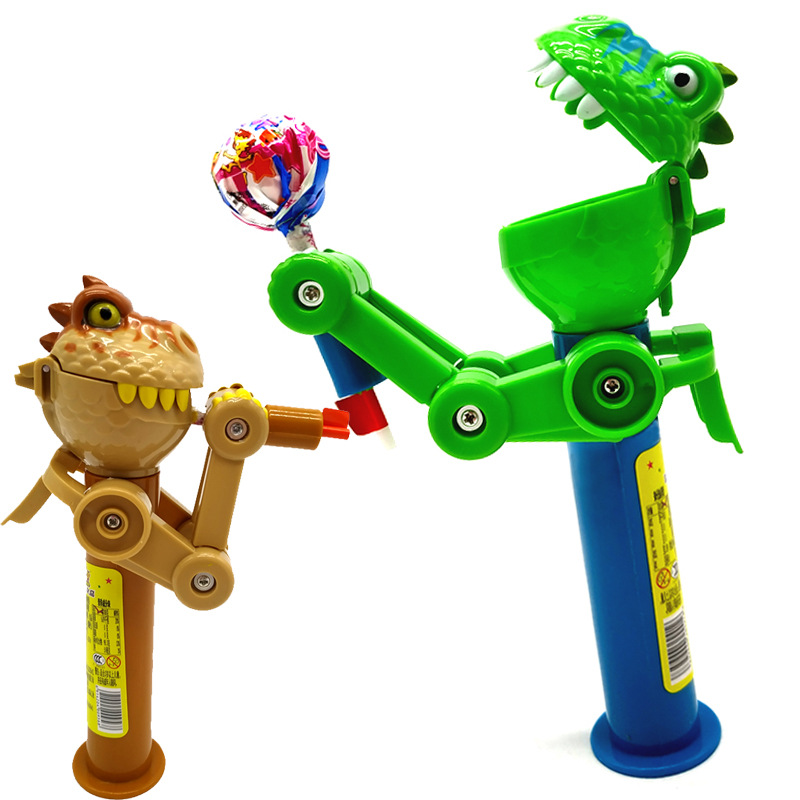 1/3/5 buah dinosaurus Robot Lo - Spicy Food Snacks ulasan dan harga