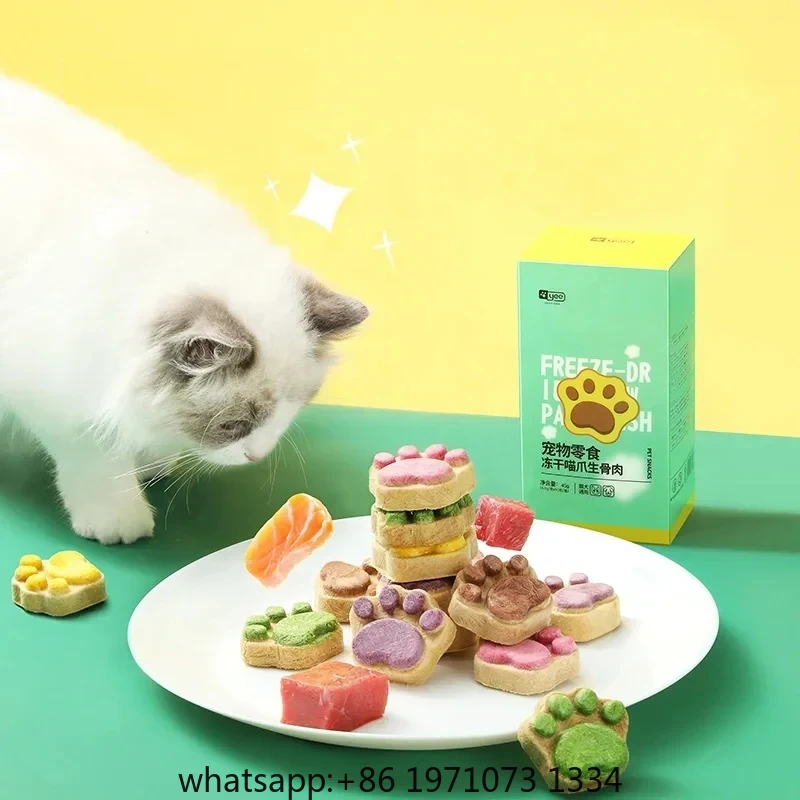Camilan Kucing Beku Kering Tin - Food And Snacks High In Protein ulasan dan harga