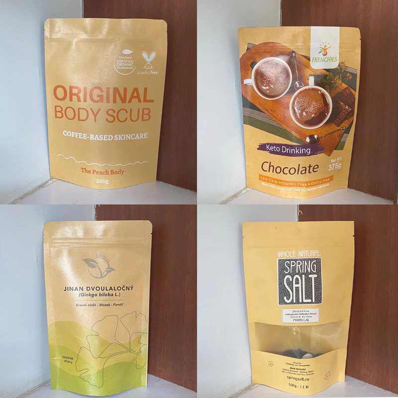 Kemasan Kantong Kertas Kraft C - Logo Food Snack ulasan dan harga