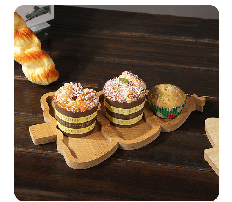 Nampan Kayu Natal, Perlengkapa - Xmas Food Snacks ulasan dan harga