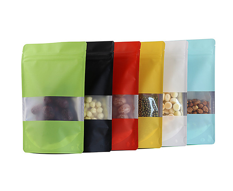100 Buah Tas Ziplock Jendela F - Xmas Food Snacks ulasan dan harga