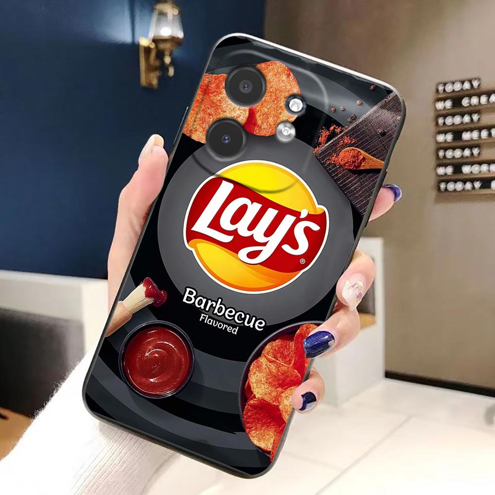 Casing Ponsel Snack Food Potat - Logo Food Snack ulasan dan harga
