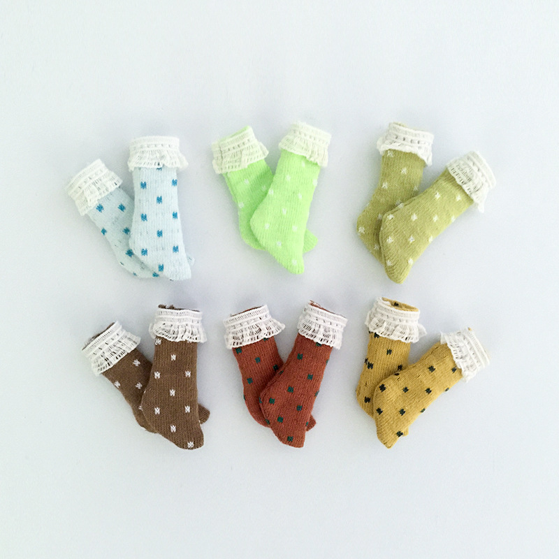 2 Pasang Ob11 Boneka Kaus Kaki - Spicy Food Snacks ulasan dan harga