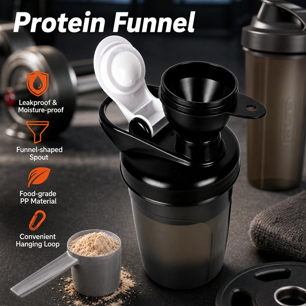 Wadah Corong Bubuk Protein Pla - Protein Bar Box ulasan dan harga