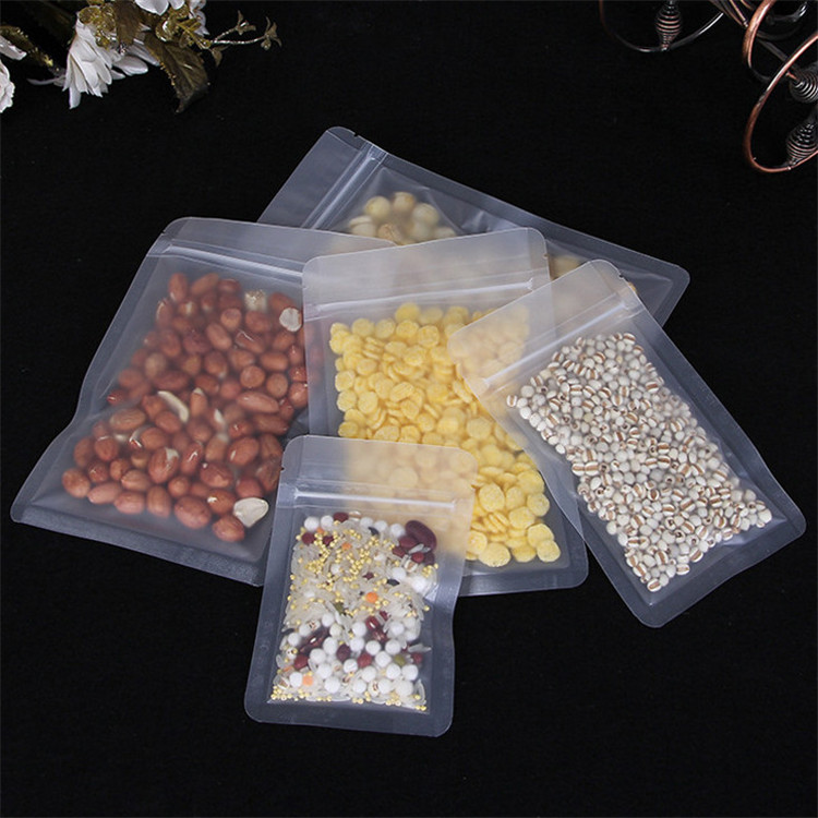 100PCS Kantong Kemasan Plastik - Logo Food Snack ulasan dan harga