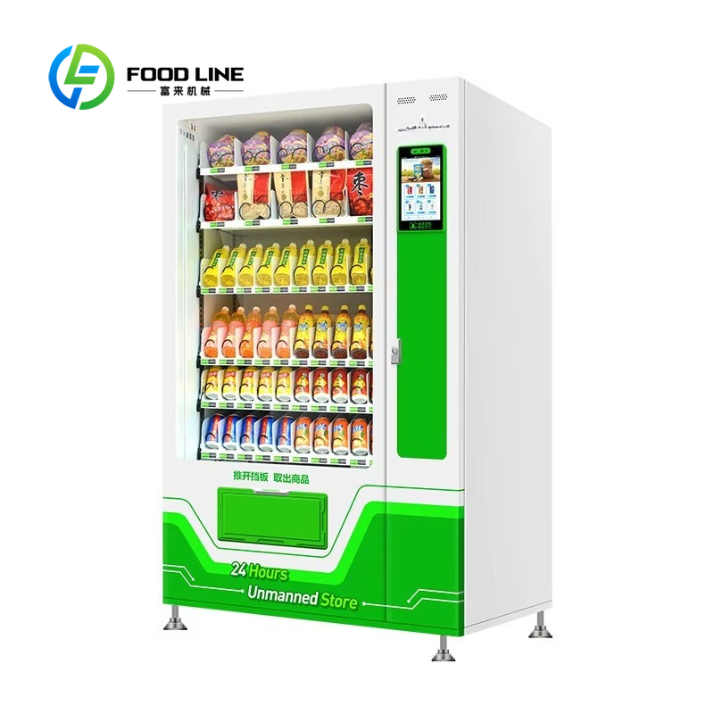 Mesin Penjual Otomatis Kombina - Food Snacks Vending Machine ulasan dan harga