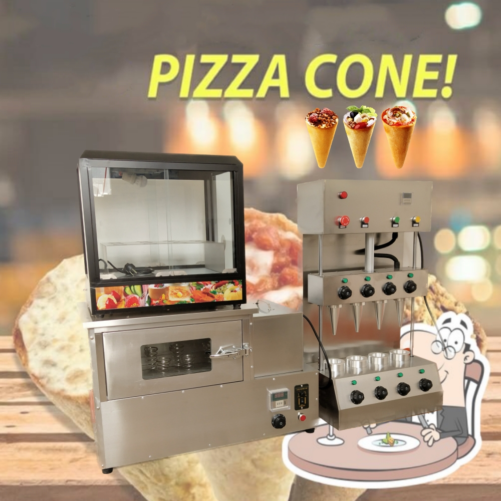 Mesin Pembuat Pizza Cone 110V  - Healthy Snacks Food ulasan dan harga