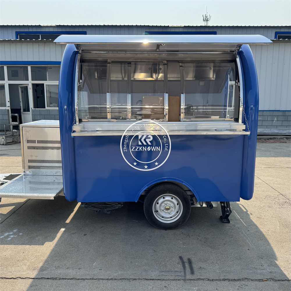 Truk Trailer Bar Seluler Luar  - Food Snacks Vending Machine ulasan dan harga