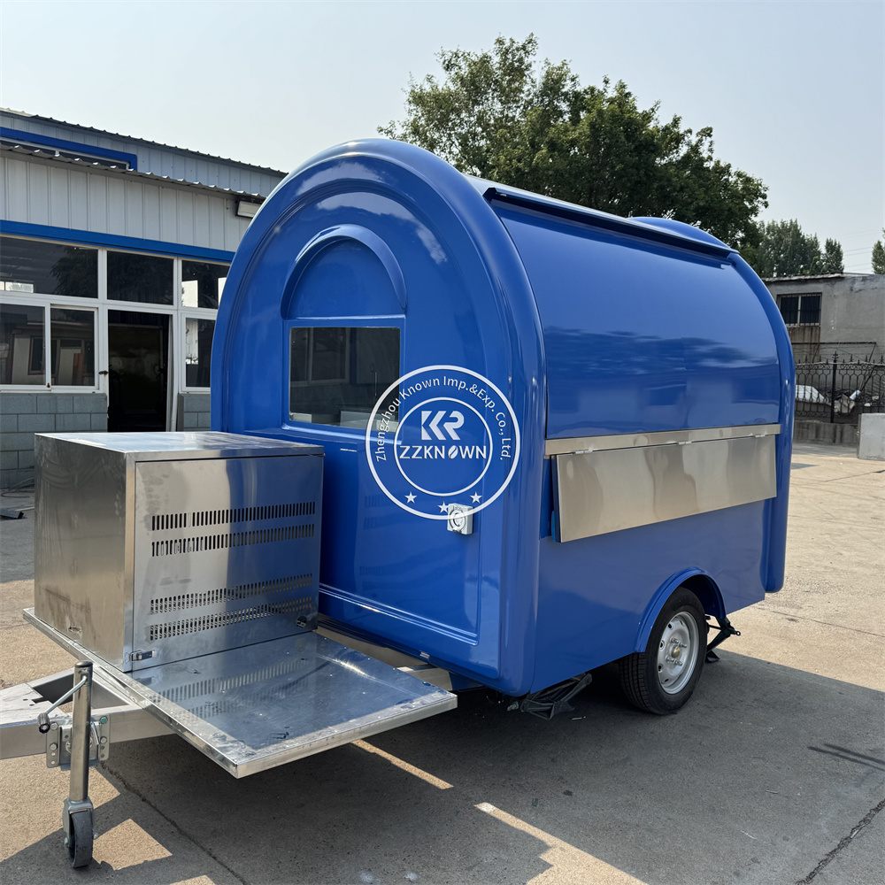 Truk Trailer Bar Seluler Luar  - Food Snacks Vending Machine ulasan dan harga