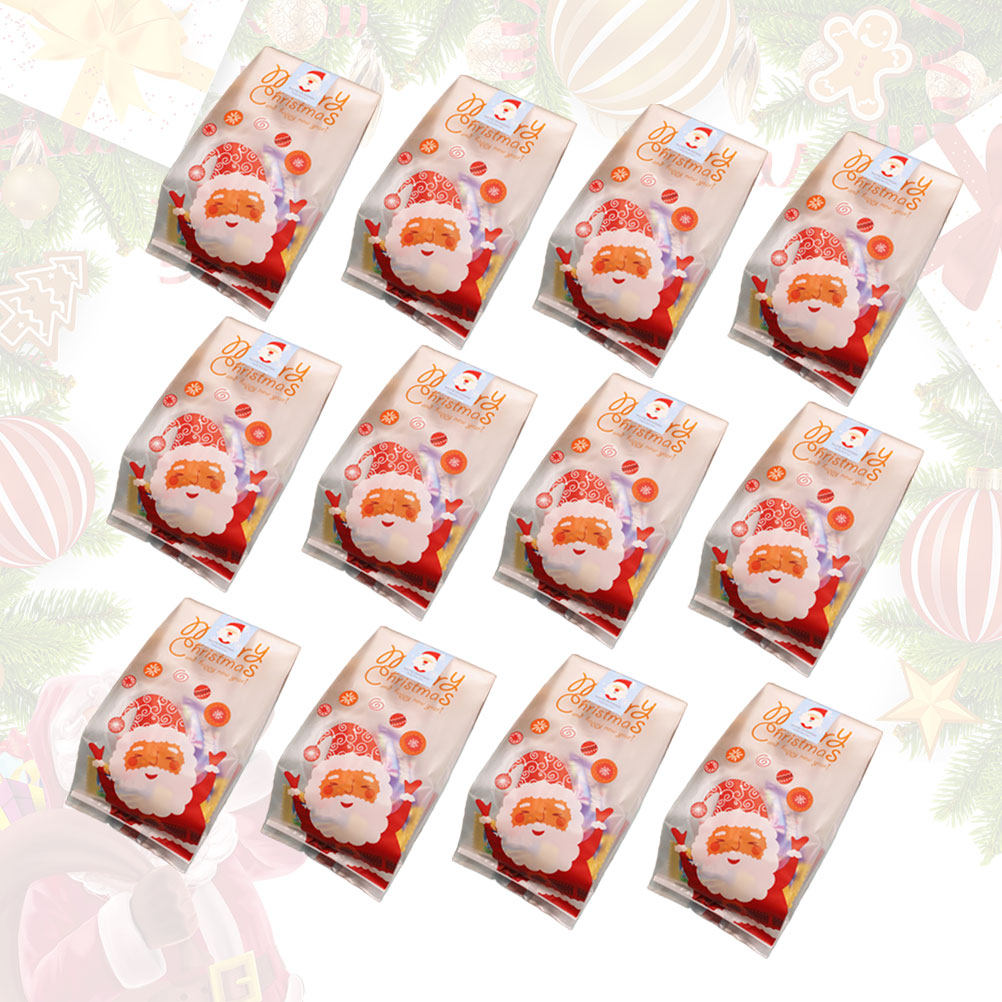 50Pcs Tas Kue Santa Natal Tran - Xmas Food Snacks ulasan dan harga