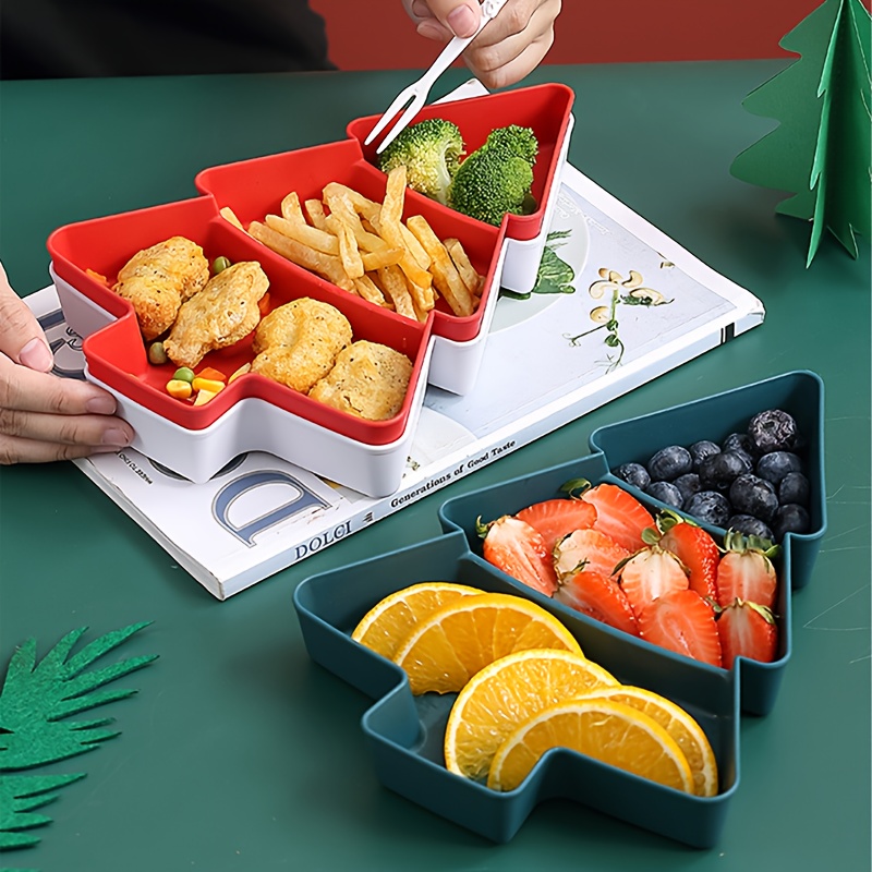 3Pcs Nampan Dekorasi Makanan P - Xmas Food Snacks ulasan dan harga