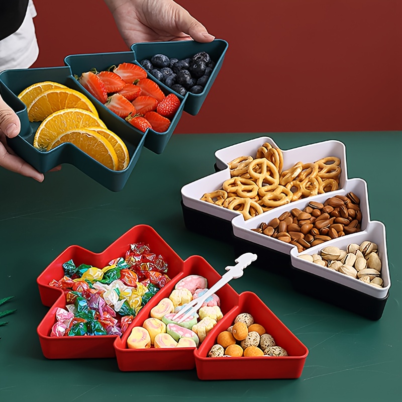 3Pcs Nampan Dekorasi Makanan P - Xmas Food Snacks ulasan dan harga